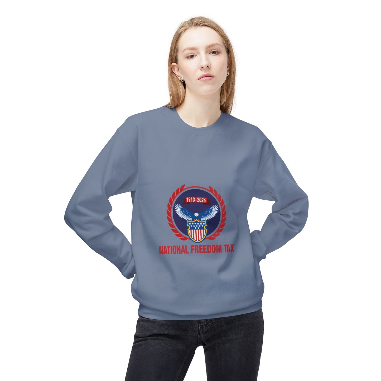 Patriotic Freedom Crewneck Sweatshirt