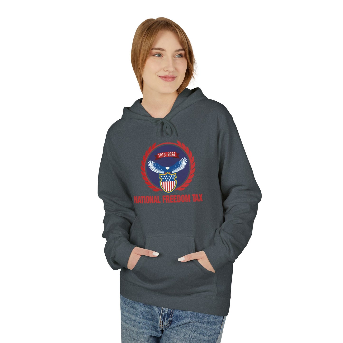 Cozy Patriotic Freedom Hoodie, Unisex