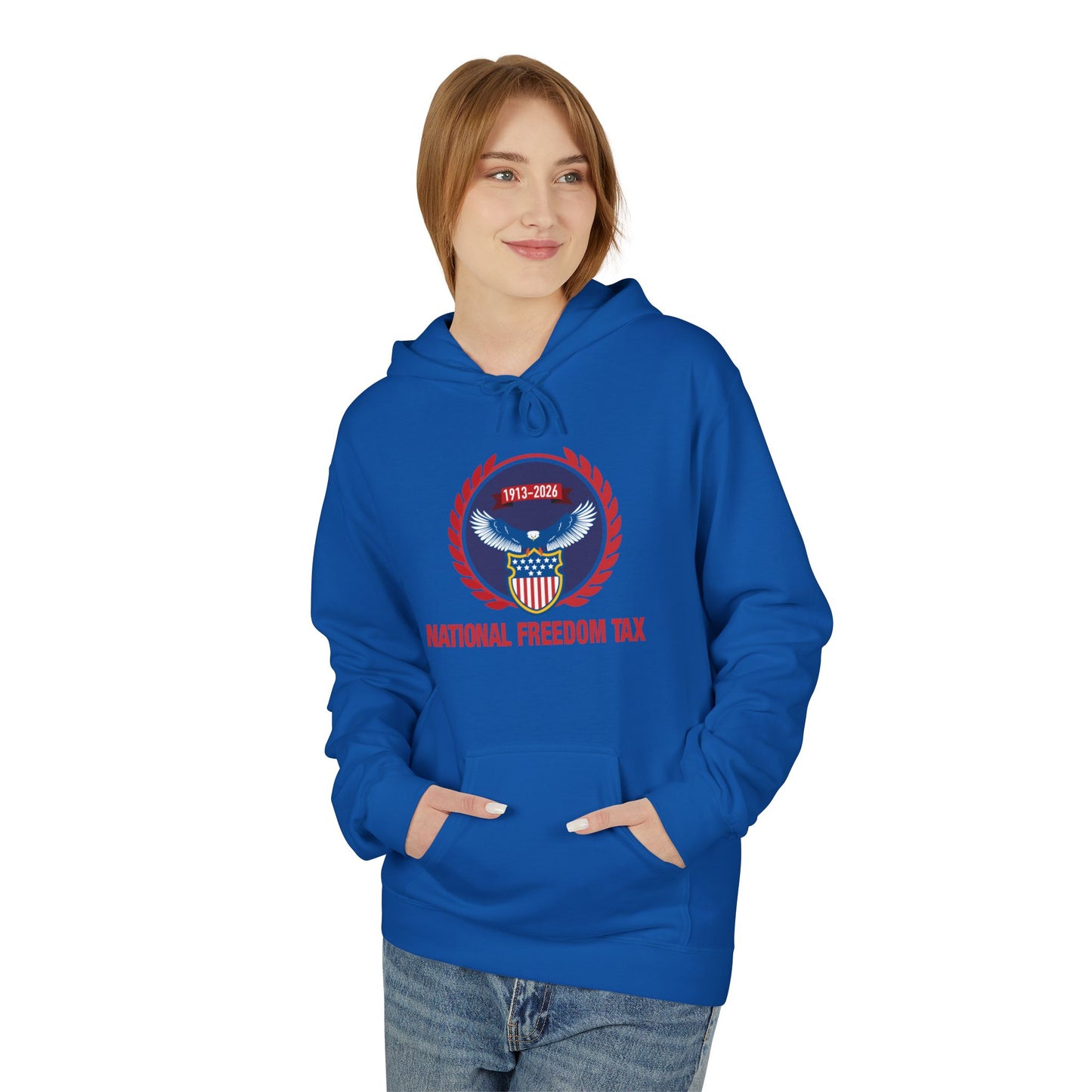 Cozy Patriotic Freedom Hoodie, Unisex