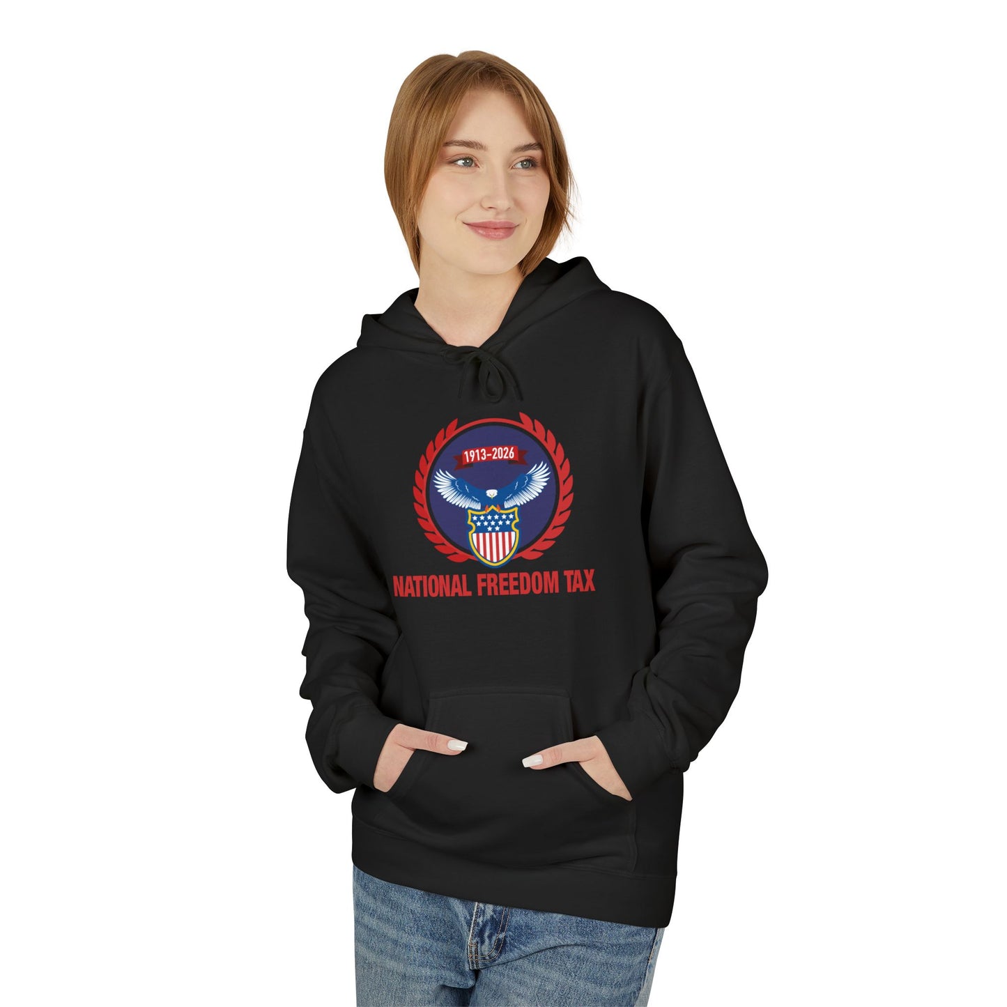 Cozy Patriotic Freedom Hoodie, Unisex