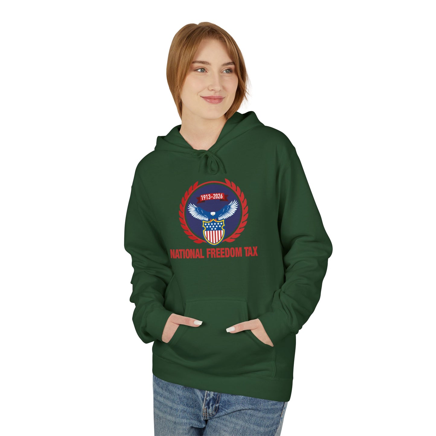 Cozy Patriotic Freedom Hoodie, Unisex