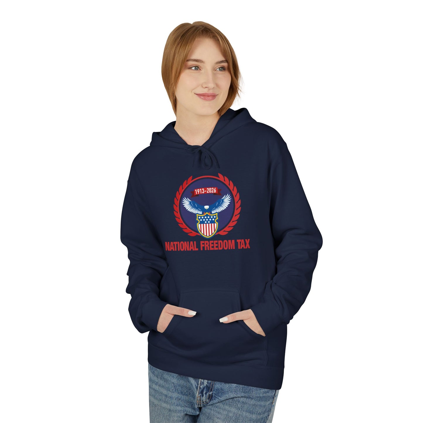 Cozy Patriotic Freedom Hoodie, Unisex