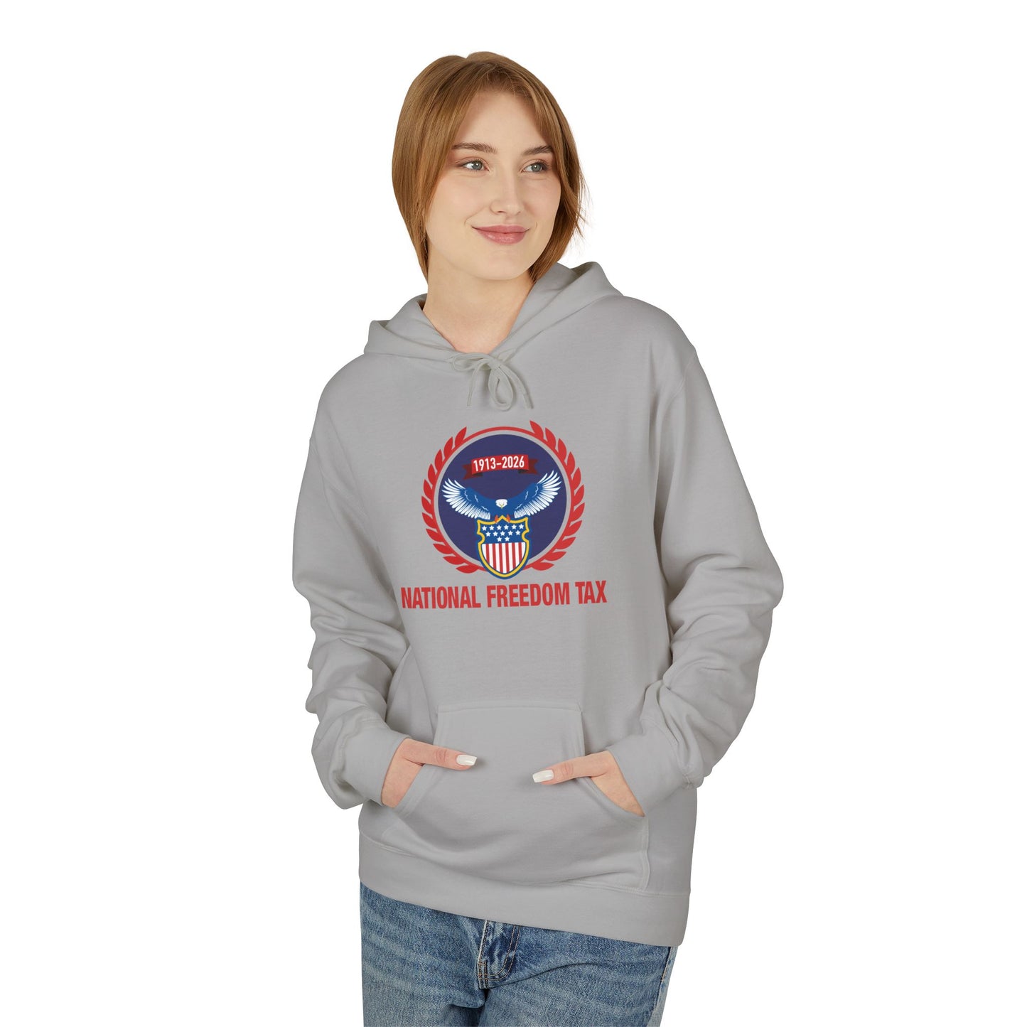 Cozy Patriotic Freedom Hoodie, Unisex