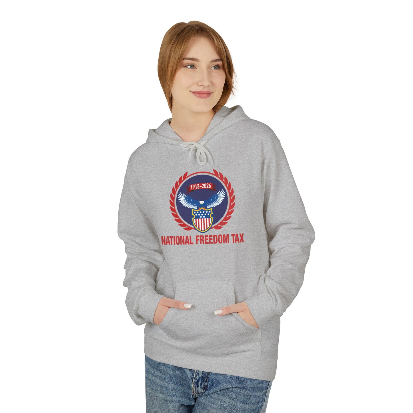 Cozy Patriotic Freedom Hoodie, Unisex