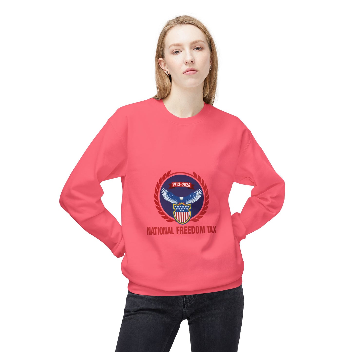 Patriotic Freedom Crewneck Sweatshirt