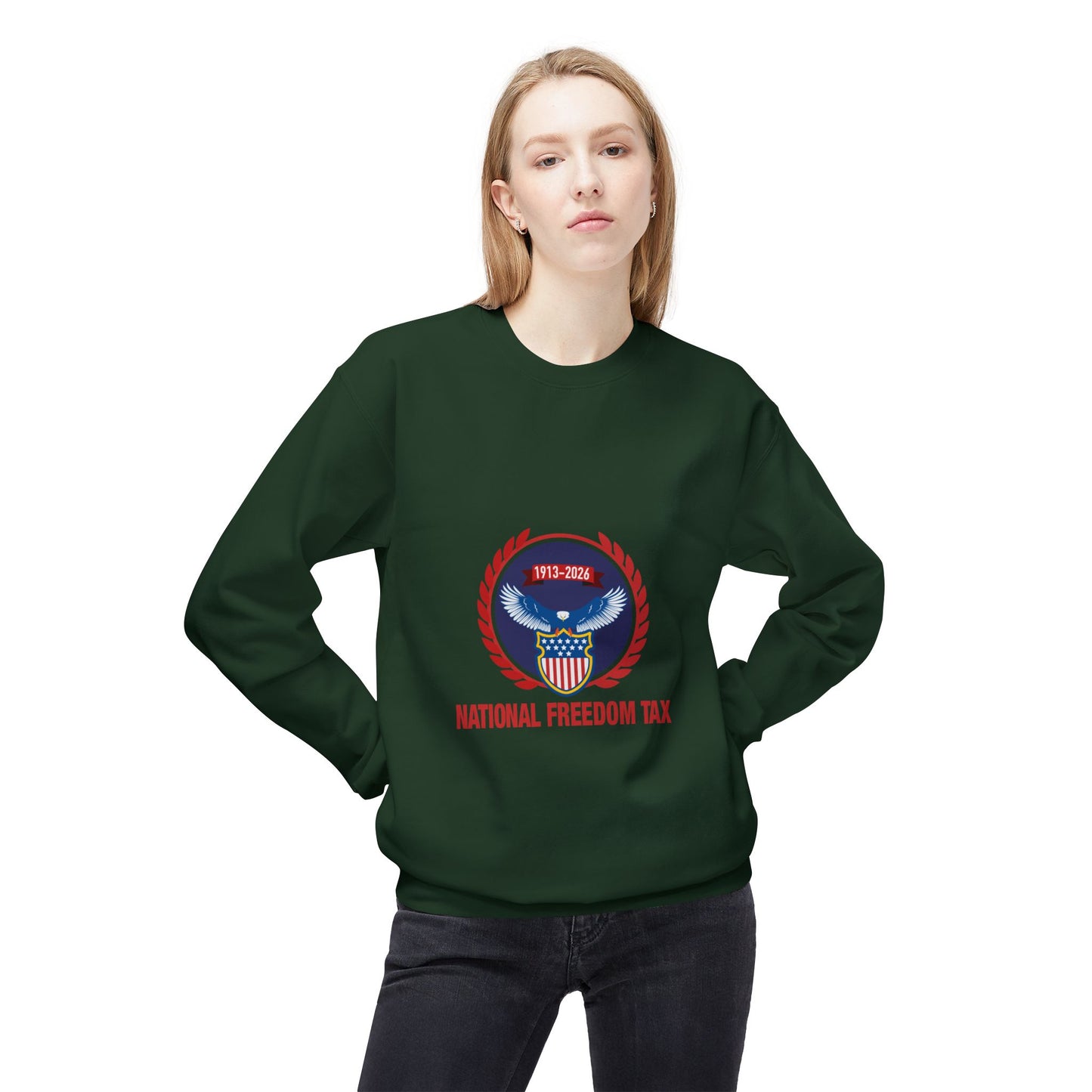 Patriotic Freedom Crewneck Sweatshirt
