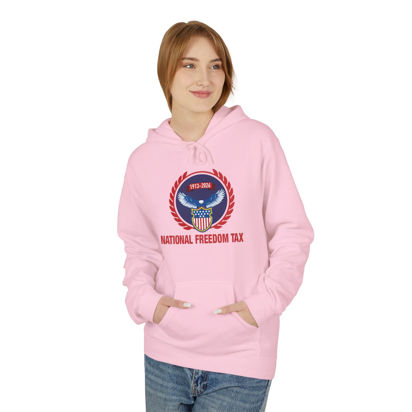 Cozy Patriotic Freedom Hoodie, Unisex