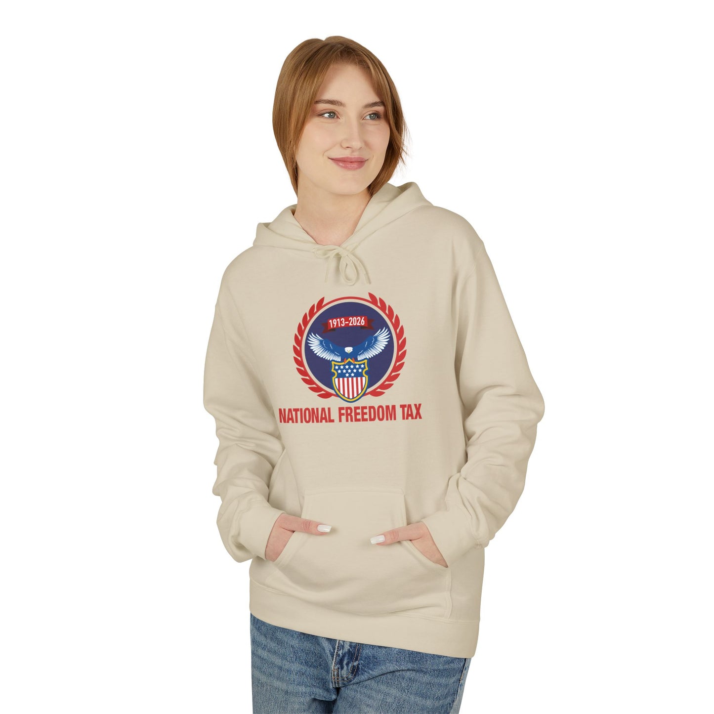 Cozy Patriotic Freedom Hoodie, Unisex