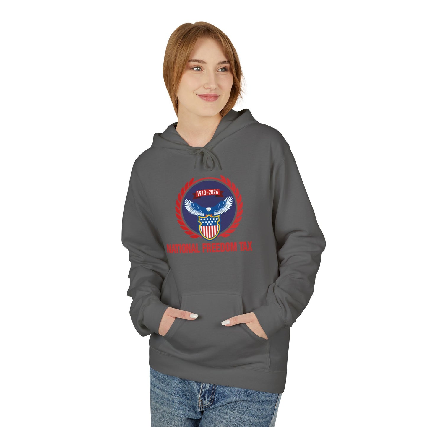 Cozy Patriotic Freedom Hoodie, Unisex
