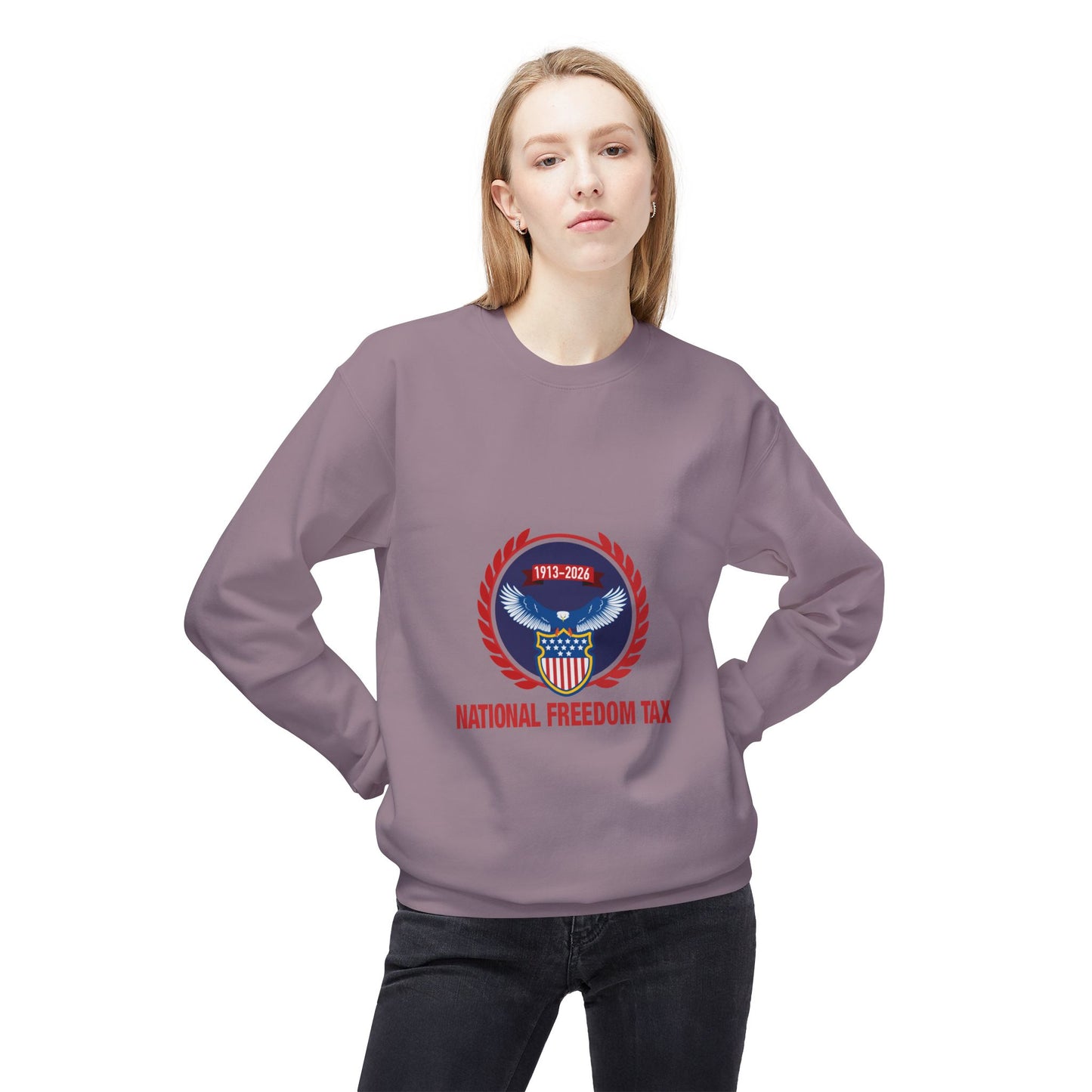 Patriotic Freedom Crewneck Sweatshirt