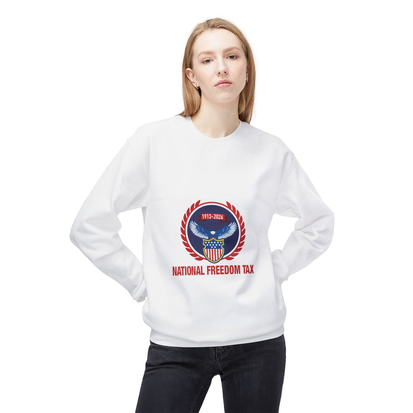 Patriotic Freedom Crewneck Sweatshirt