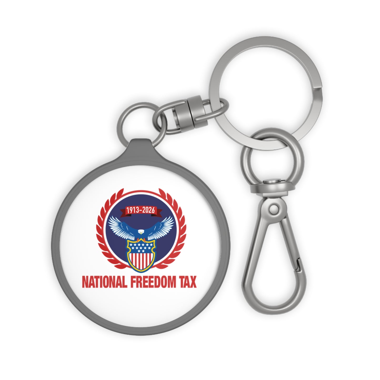 National Freedom Tax Keyring Tag