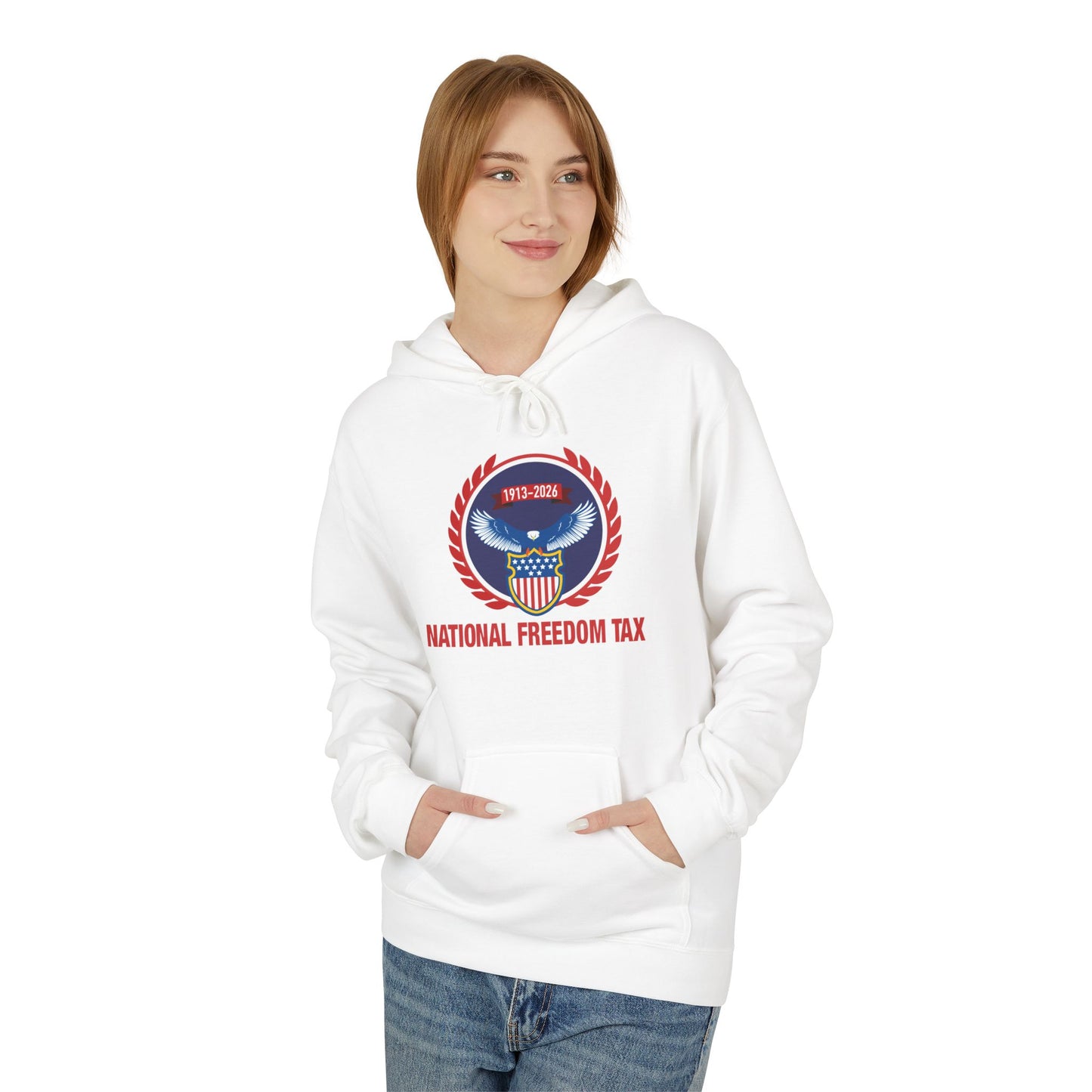 Cozy Patriotic Freedom Hoodie, Unisex