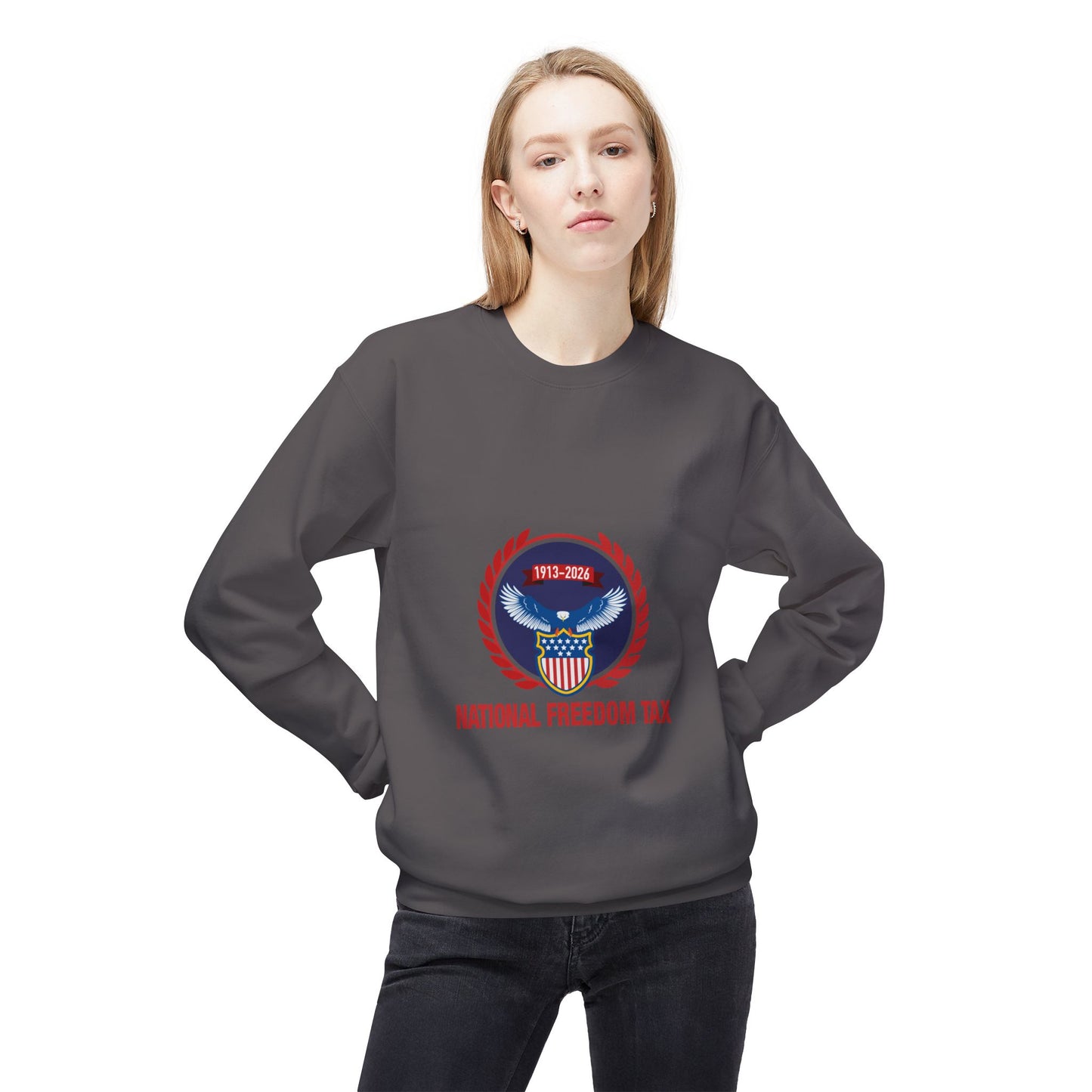 Patriotic Freedom Crewneck Sweatshirt