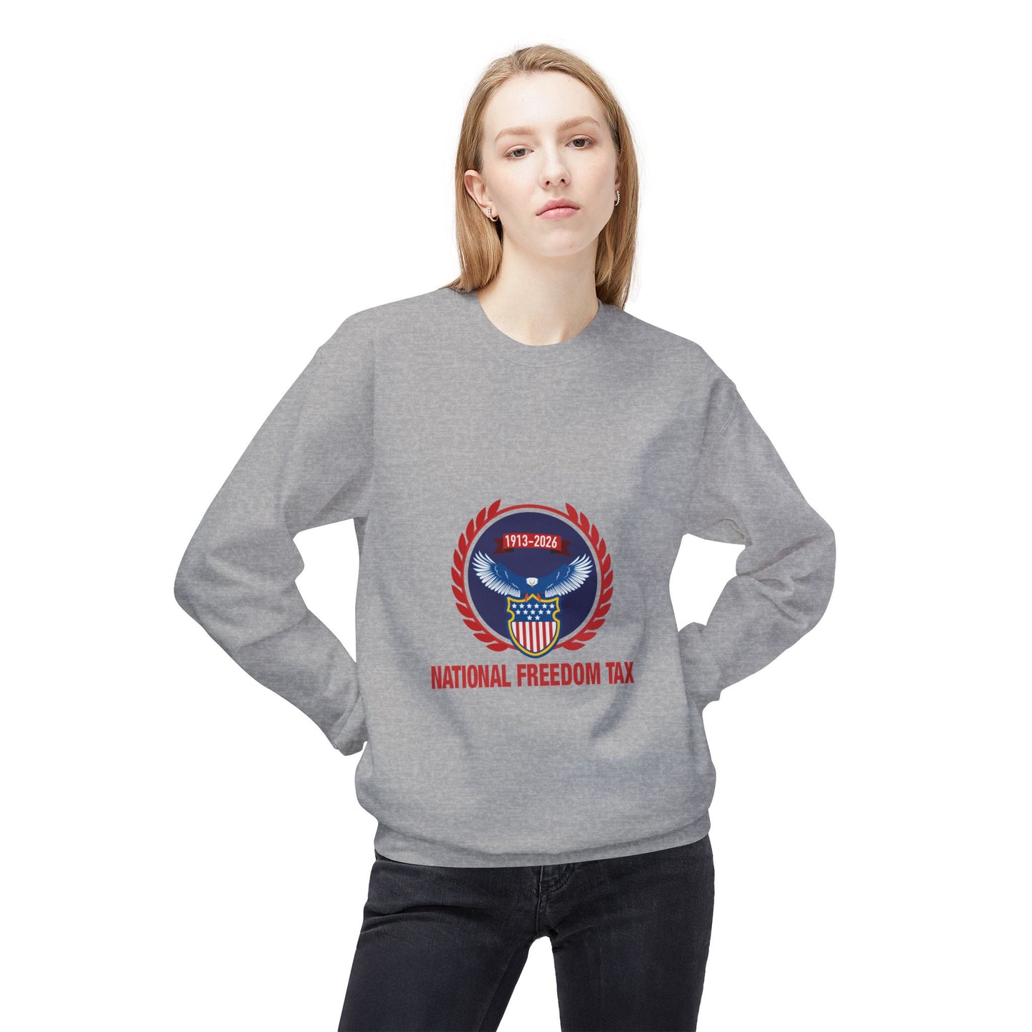 Patriotic Freedom Crewneck Sweatshirt