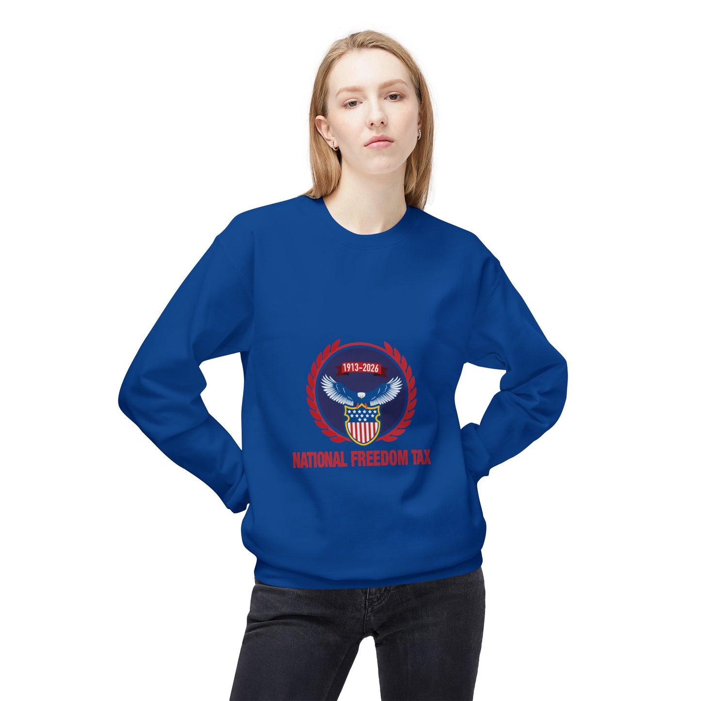 Patriotic Freedom Crewneck Sweatshirt
