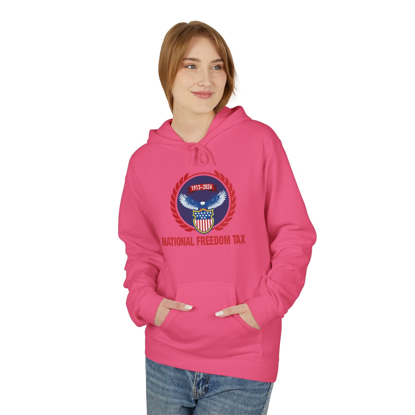 Cozy Patriotic Freedom Hoodie, Unisex