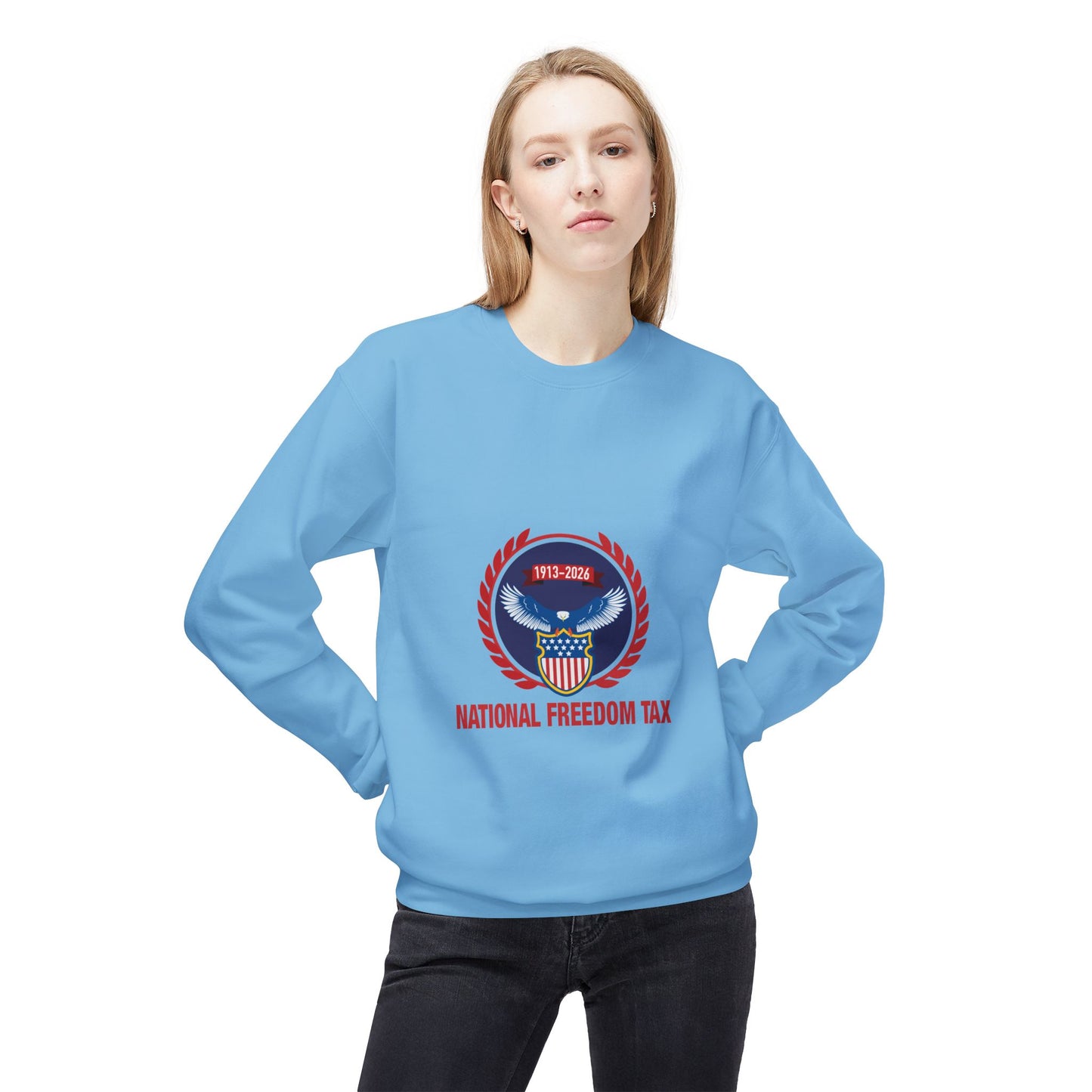 Patriotic Freedom Crewneck Sweatshirt