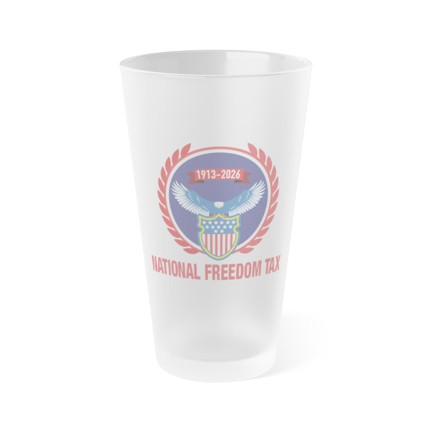 Frosted Pint Glass
