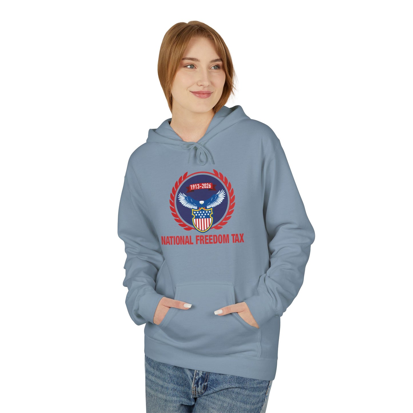 Cozy Patriotic Freedom Hoodie, Unisex