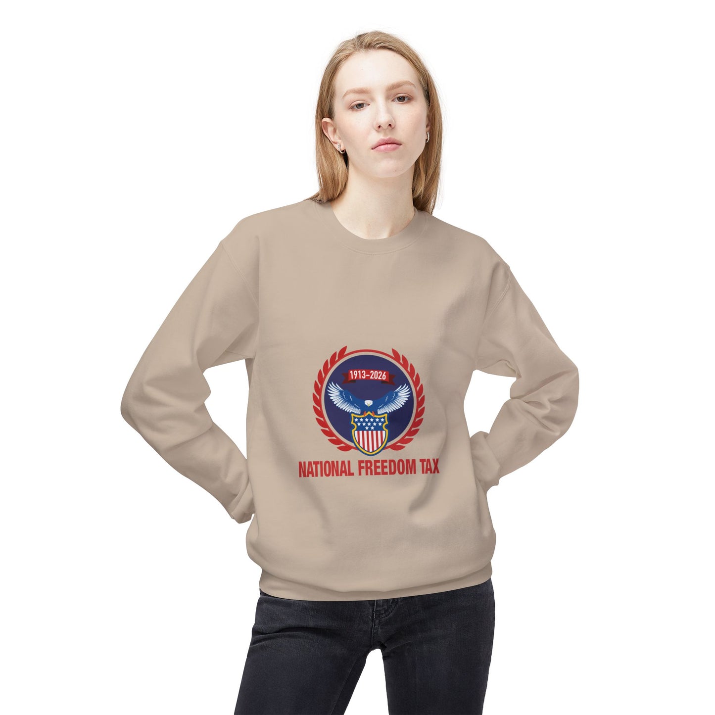 Patriotic Freedom Crewneck Sweatshirt