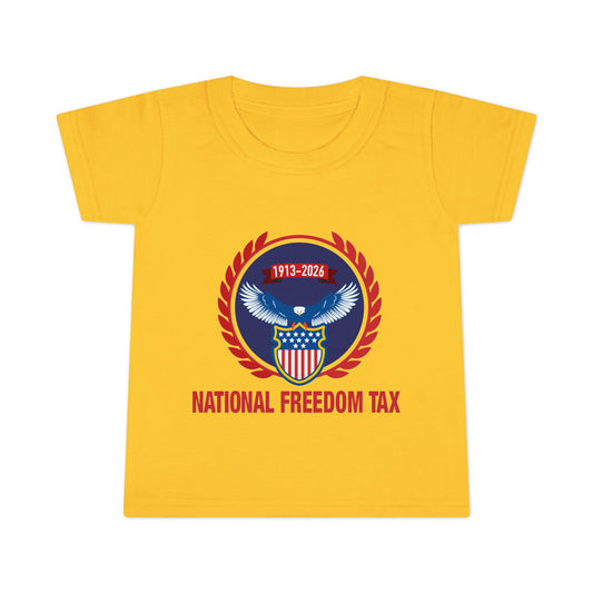 Toddler National Freedom Tax Tee