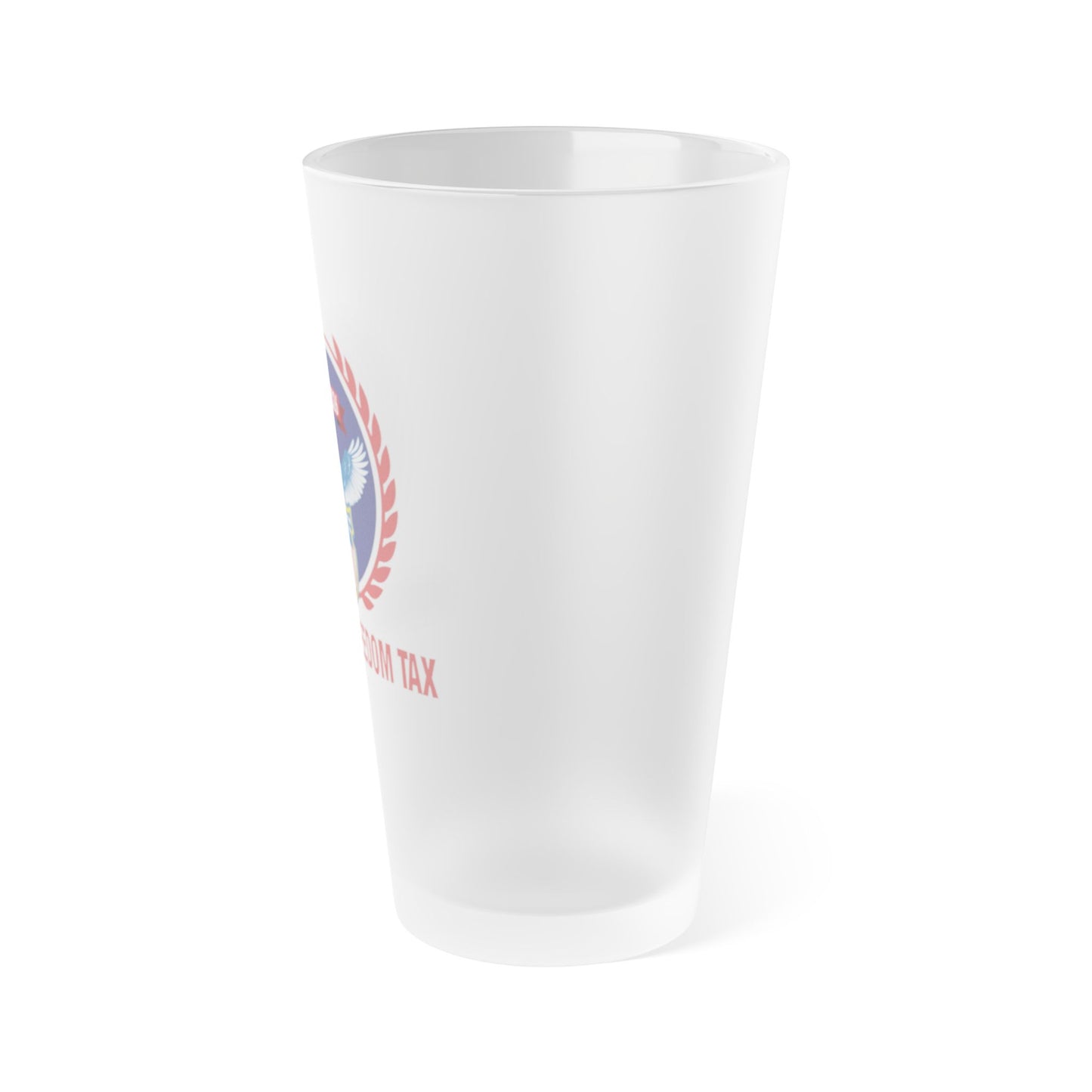 Frosted Pint Glass