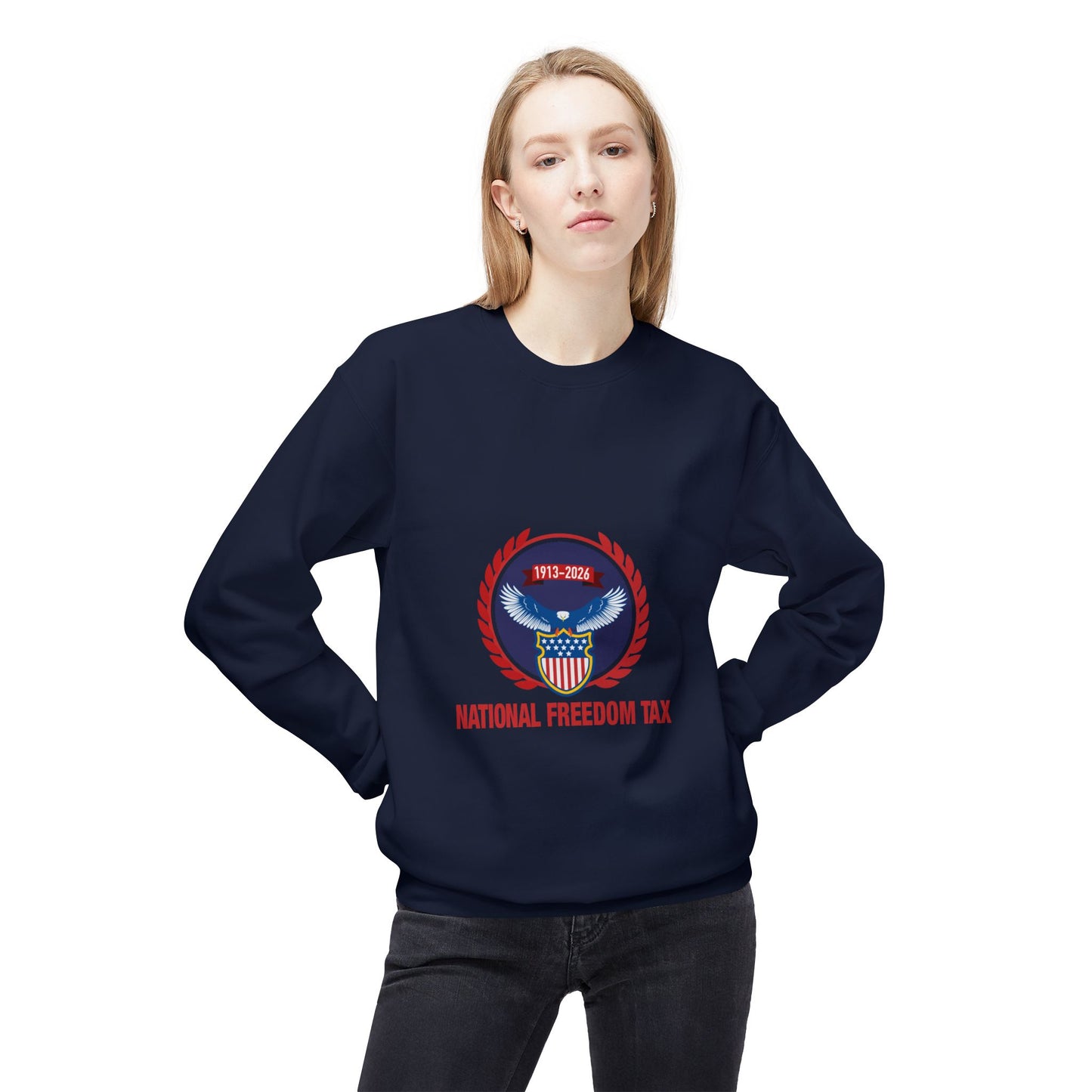 Patriotic Freedom Crewneck Sweatshirt