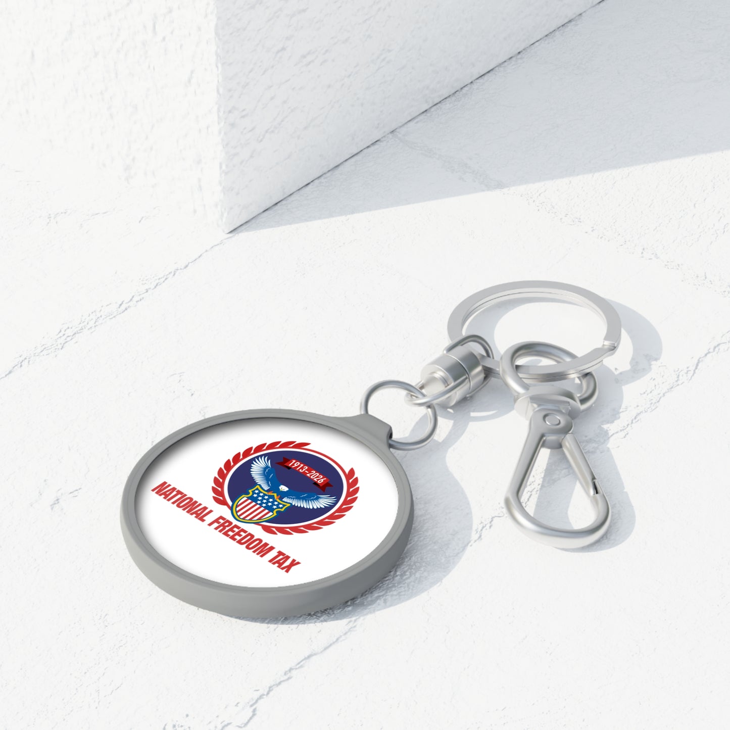 National Freedom Tax Keyring Tag