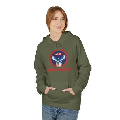 Cozy Patriotic Freedom Hoodie, Unisex