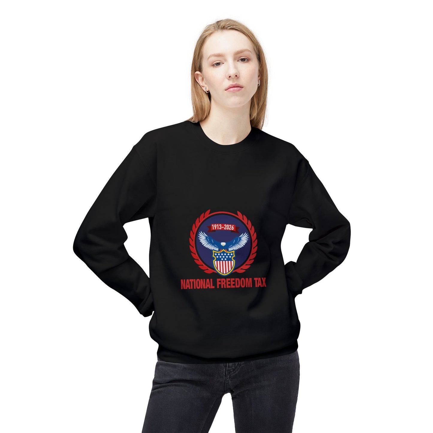 Patriotic Freedom Crewneck Sweatshirt